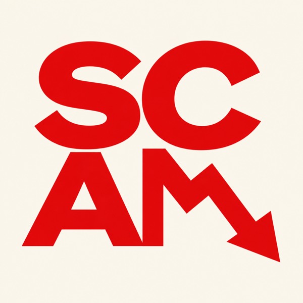 SCAM logo, printed and taped to the napkin